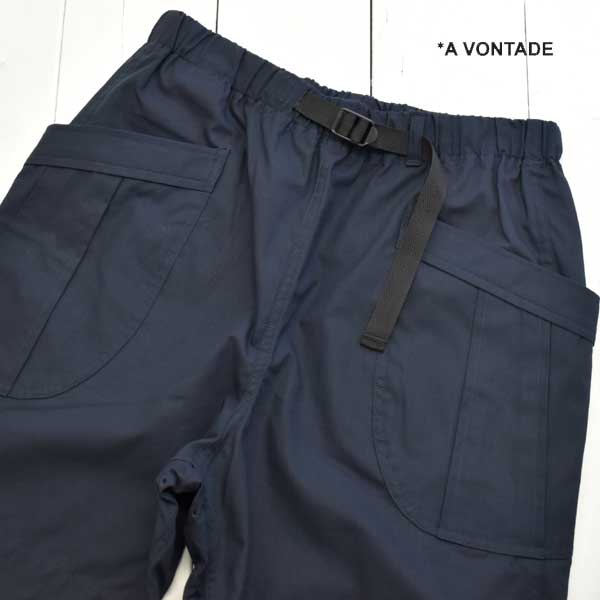 A VONTADE (アボンタージ) ファティーグ さる股引き Fatigue Shorts -Dark Navy-(VTD-0357-PT2)メンズ ズボン下 さる股引き 遊撃手ズボン下 下唇立ちふさがる 綿 貨物輸送無料 日本製