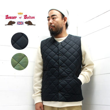 楽天市場 Beaver Of Bolton ビーバーオブボルトン キルティング ノーカラーベスト Quilting No Collar Vestum3176 メンズ レディース インナーベスト シンプル イギリス製 送料無料 Marble Web Shop