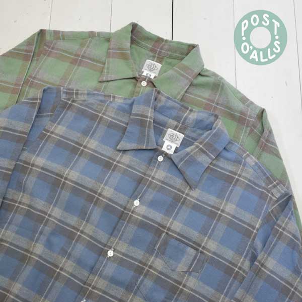 楽天市場】Post O' AllsポストオーバーオールズE-Z CRUZ SHIRT RACID