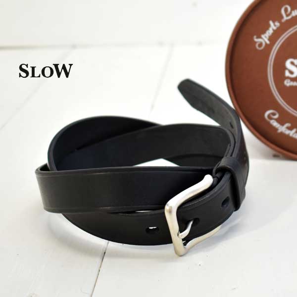 SLOW (のろ臭い) フルベジタブルタンニングレザー 飾り気の無い 胴締め 27粍 cowleather plain belt 27mmHS68J slow 胴締め 本革胴締め  メンズ レディース 日本製 置き目取りまわし店