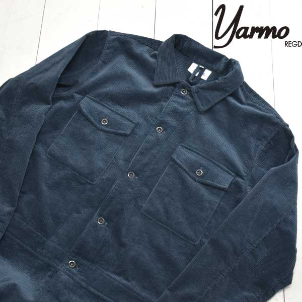 yarmo (ヤーモ) ボイラースーツ BOILER SUIT -8WALE CORDUROY BLUE- メンズ レディース オールインワン ツナギ イギリス製 正規取扱店｜MARBLE WEB SHOP