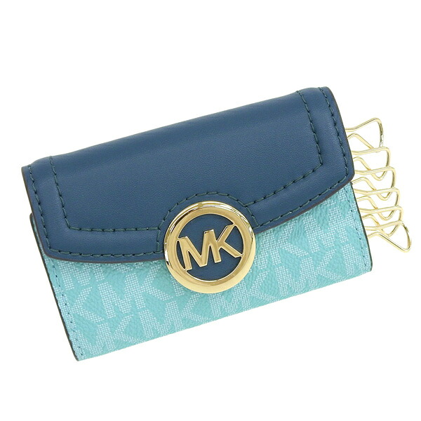 キーケース マイケルコース MICHAEL KORS 鍵入れ ブルー系 レディース d35s0gftp5b-sefmlt アウトレット品 30日間返品保証 代引手数料無料 スーパーセール