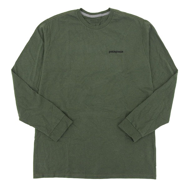 パタゴニア 衣類 メンズ ロンt グリーン M'S L/S P-6 LOGO RESPONSIBILI-TEE PATAT-LTS38518TPGN PATAGONIA|marcadimoda