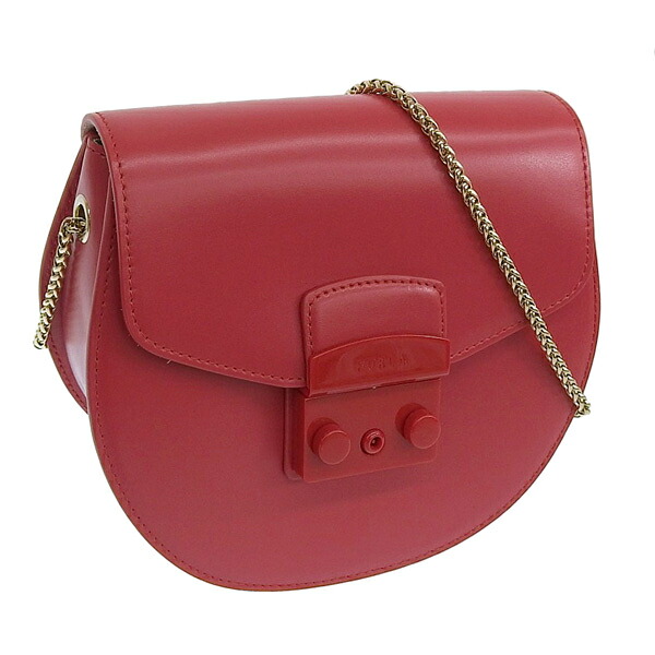 フルラ バッグ レディース ショルダーバッグ アウトレット品 レザー ルビーレッド BATJEP0VNC000RUB00 FURLA アウトレット品 スーパーセール