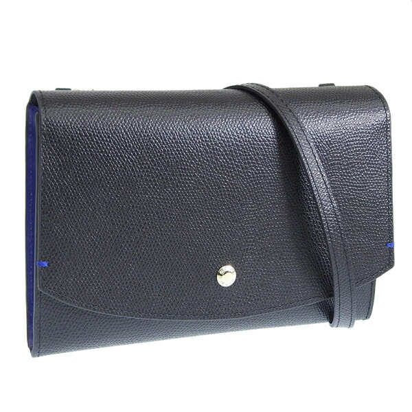 極点スミス 御徒面子 レディース ショルダーバッグ 逃げ口品 なめし革 黒いことマルチ PSMB0191 PAUL SMITH 百貨店大売り出し