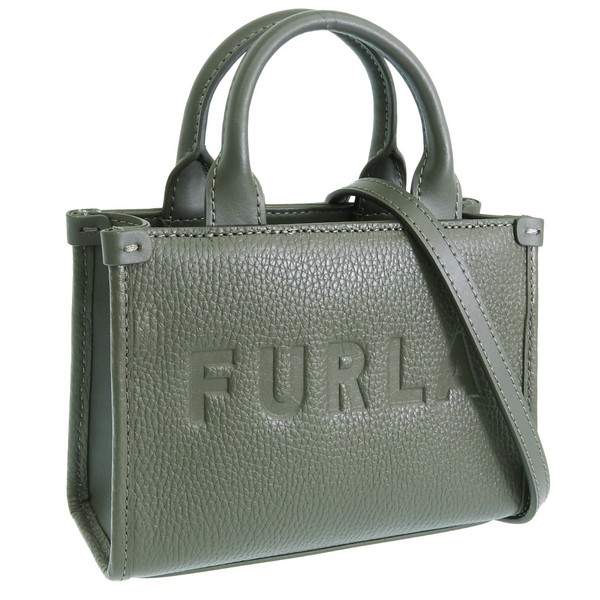 フルラ バッグ レディース ショルダーバッグ アウトレット品 レザー グリーングレー NIOBE-TOTE MICRO BAG WE00536BX09292376S FURLA｜marcadimoda