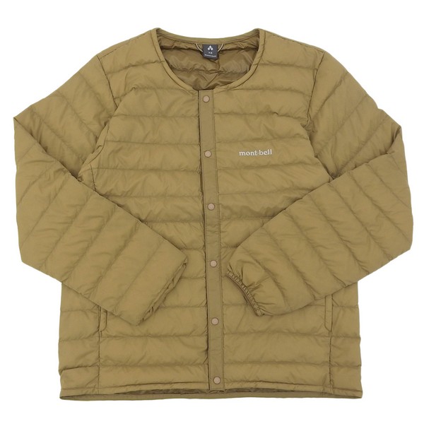 モンベル montbell フード付き ダウンジャケット S ベージュ 女性 ♪ ネージュダウン パーカ Women's｜モンベル