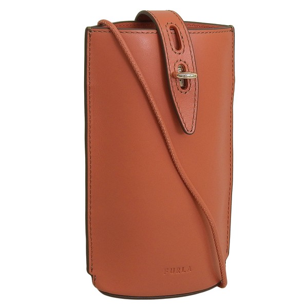 フルラ バッグ レディース ショルダーバッグ レザー オレンジ MINI VERTICAL CROSSBODY WE00483AX0733CL000 FURLA