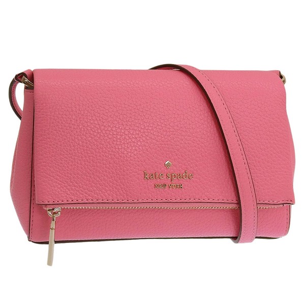 ケイトスペード バッグ レディース ショルダーバッグ アウトレット レザー ピンク LEILA FLAP ZIP CB KE487-651 KATE SPADE