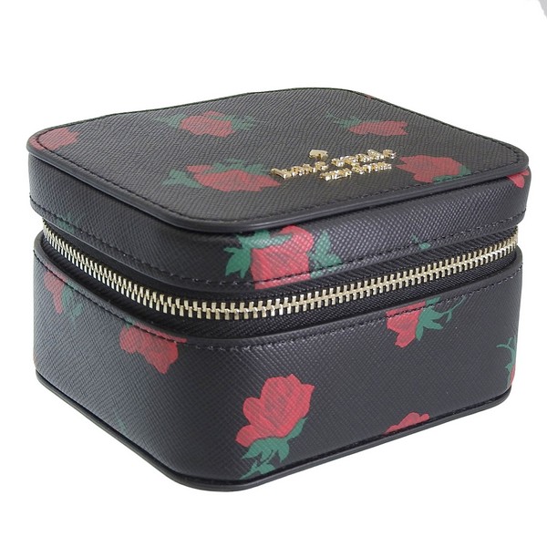 ケイトスペード 小物 レディース ポーチ アウトレット品 ブラックマルチ madison ditsy rose toss printe KE812-001 KATE SPADE｜marcadimoda