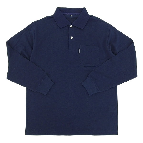 モンベル 衣類 メンズ ポロシャツ S ネイビー Wickron Long Sleeve Polo Shirt Men's RS1114230DKNV Montbell
