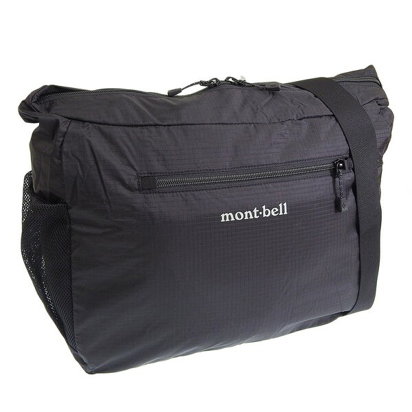 モンベル バッグ メンズ レディース ショルダーバッグ ナイロン ブラック Pocketable Light Shoulder Bag L 1123971BK mont-bell A4対応