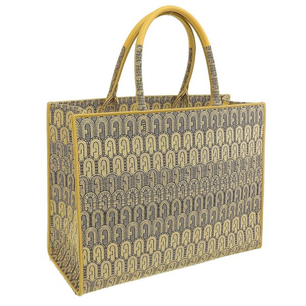 フルラ バッグ レディース トートバッグ アウトレット イエローマルチ OPPORTUNITY L TOTE BAG WB00255A0459TO400 FURLA A4対応