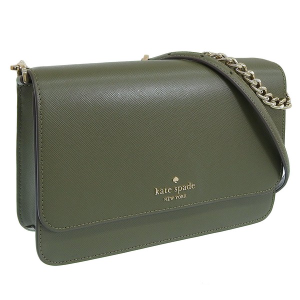 ケイトスペード バッグ レディース 2WAY ショルダーバッグ アウトレット サフィアーノレザー グリーン madison flap crssbdy KC430-302 KATE SPADE
