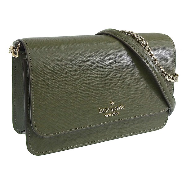 ケイトスペード バッグ レディース 2WAY ショルダーバッグ アウトレット サフィアーノレザー グリーン madison sm flap cbdy KC586-305 KATE SPADE