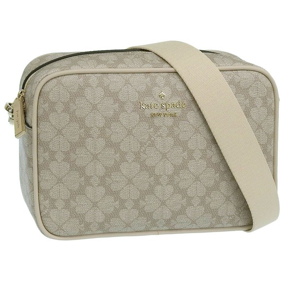 ケイトスペード バッグ レディース ショルダーバッグ アウトレット ベージュマルチ SPADE FLOWER MINI CAM BAG KK063-250 KATE SPADE