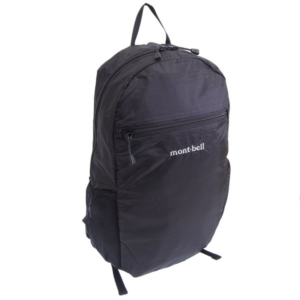 モンベル バッグ メンズ レディース リュックサック 15L ナイロン ブラック ポケッタブル ライトパック 15 1133470BK mont-bell A4対応