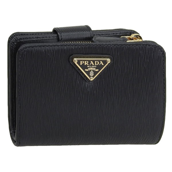 PRADA プラダ 二つ折り財布 プラダ 二つ折り財布 財布 レディース サフィアーノ メタル