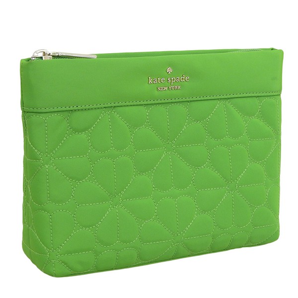 ケイトスペード 小物 レディース ポーチ アウトレット グリーン spade flower qu cosmetic KK254-300 KATE SPADE