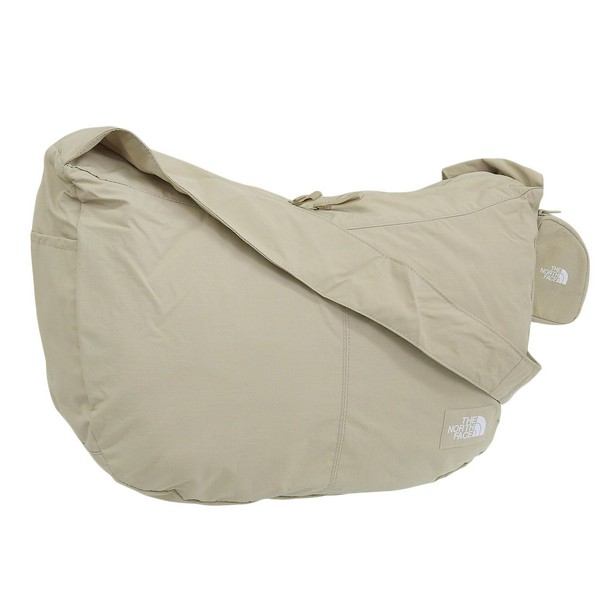 北の方人間の顔 御徒面子 メンズ レディース ショルダーバッグ ナイロン ベージュ URBAN BIG SHOULDER BAG NN2PQ67B-LBE THE NORTH FACE