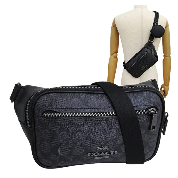 楽天市場】コーチ バッグ メンズ アウトレット ボディバッグ デニム