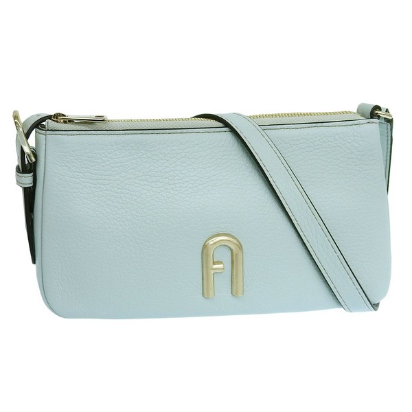 フルラ バッグ レディース ショルダーバッグ アウトレット レザー ブルー PRIMURA MINI SHOULDER BAG WE00593HSF000AJ000 FURLA