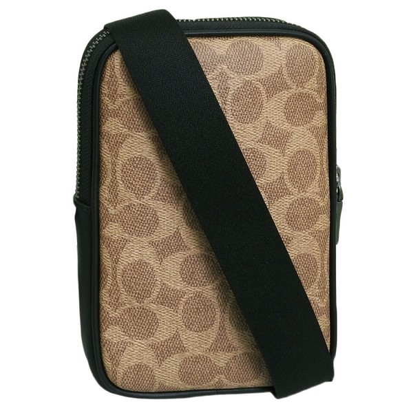 コーチ バッグ メンズ ショルダーバッグ アウトレット ブラウン ADEN CRO SIG CW364QBNRX COACH