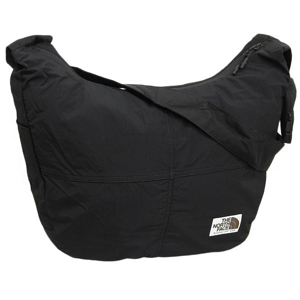 北の方人間の顔 御徒面子 レディース ショルダーバッグ 黒いこと WL HOBO SHOULDER BAG L NN2PR16J-BLK THE NORTH FACE A4相応う