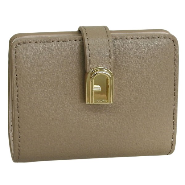 フルラ 札入れ レディース 二つ折り札入れ 逃げ路 なめし革 ベージュ LEVANTE S BI-FOLD WP00529BX031043988 FURLA 財布・ケース-レディース財布-バッグ・小物・ブランド雑貨