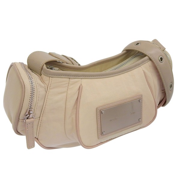 マーティンキム バッグ レディース ショルダーバッグ ナイロン ライトベージュ MADELEINE ROUND BAG MK2500BG057VLBE Matin Kim