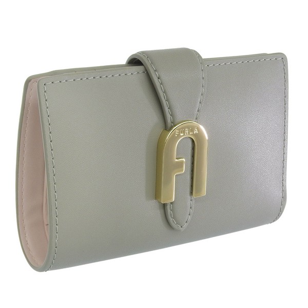 フルラ 財布 レディース 二つ折り財布 アウトレット レザー グリーン MIASOFIA M COMPACT WALLET WP00552BX3104AG700 FURLA