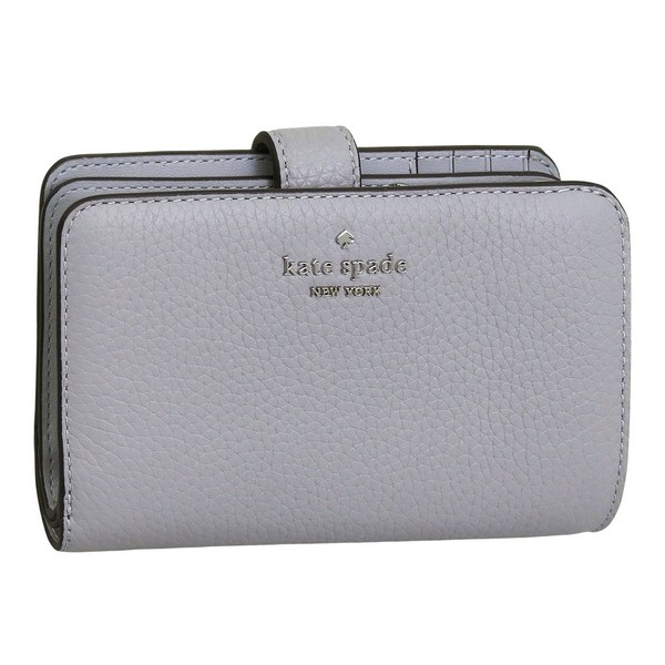 ケイトスペード　二つ折り財布　グレー ケイトスペードニューヨーク kate spade new york 財布 （グレー