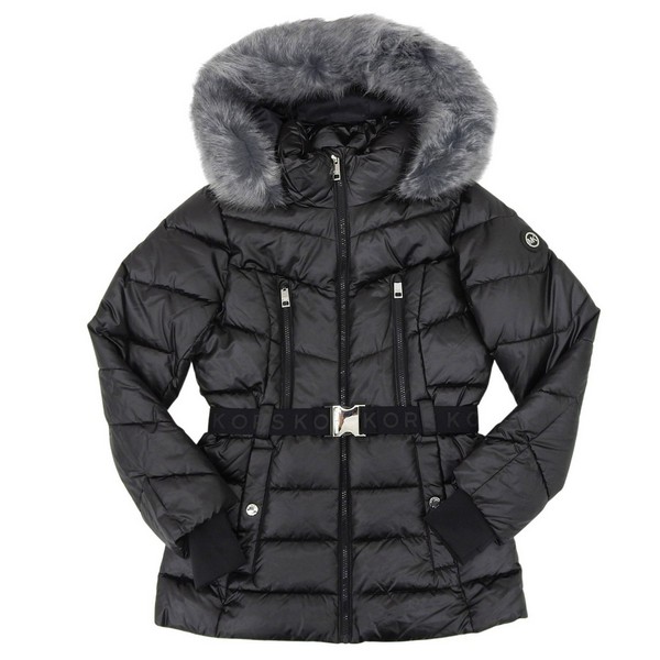 マイケルコース 衣類 レディース パファージャケット アウトレット S ブラック AA423967-BLACKS MICHAEL KORS