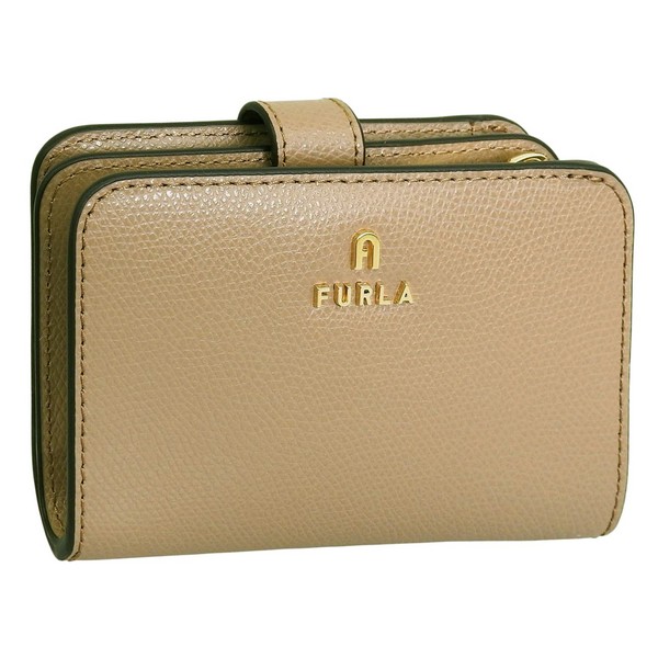 フルラ 財布 レディース 二つ折り財布 レザー ベージュブラウン FURLA CAMELIA S COMPACT WALLET WP00315ARE0001257S FURLA|marcadimoda