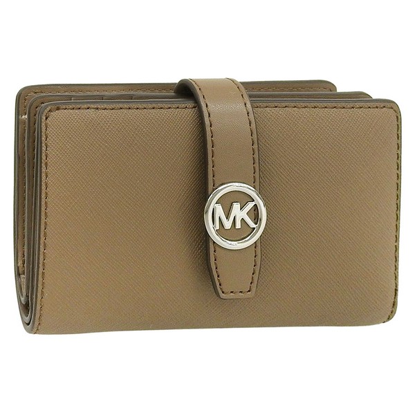 マイケルコース 財布 レディース 二つ折り財布 アウトレット レザー ブラウン D35F5SGRE8L-231 MICHAEL KORS