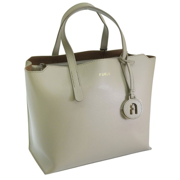 フルラ バッグ レディース トートバッグ アウトレット レザー グレー WB01056ARE000M7Y00 FURLA