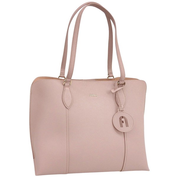 フルラ バッグ レディース トートバッグ アウトレット レザー ピンク VITTORIA NEW L TOTE BAG WB01508BX36186M000 FURLA A4対応