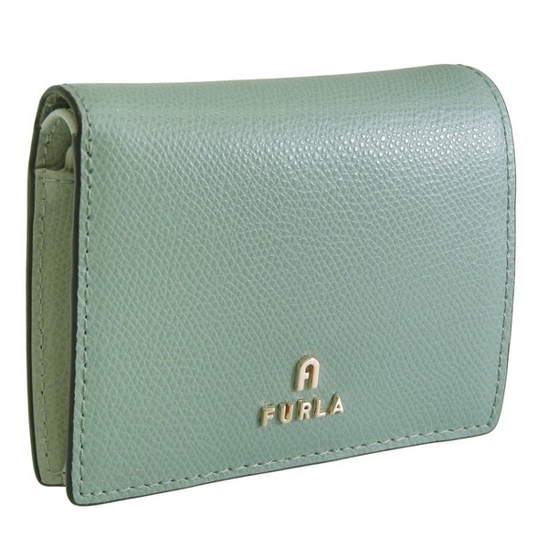 フルラ 財布 レディース 二つ折り財布 アウトレット レザー グリーン CAMELIA S COMPACT WALLET BIFOLD COIN WP00304ARE0002042S FURLA