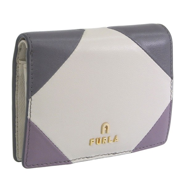 フルラ 財布 レディース 二つ折り財布 アウトレット レザー グレーマルチ CAMELIA S COMPACT WALLET BIFOLD COIN WP00304BX23182657S FURLA