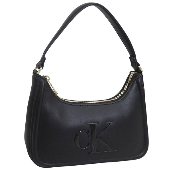 カルバンクライン 御徒面子 レディース ショルダーバッグ 黒いこと BOLD CK SMALL SHOULDER BAG LV04F3230G-BLACK CALVIN KLEIN