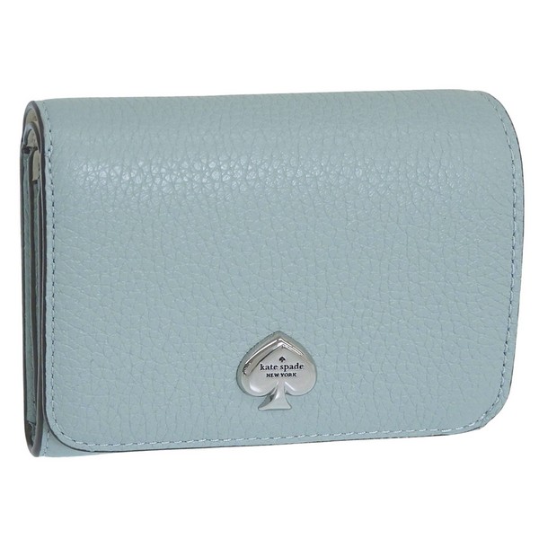 ケイトスペード 財布 レディース 二つ折り財布 アウトレット レザー グリーン KAYLA SM LZIP WALLET KK056-303 KATE SPADE|marcadimoda