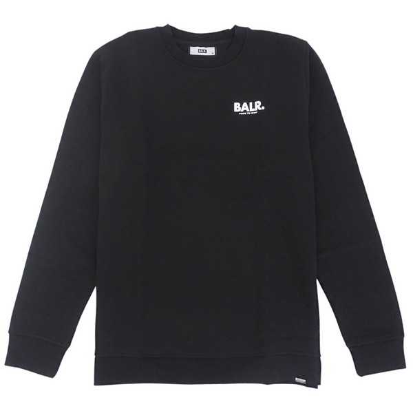 ボーラー 衣類 メンズ スエット XL ブラック Olaf Straight H2S Globe Crewneck B12621069JETBKXL BALR.｜marcadimoda