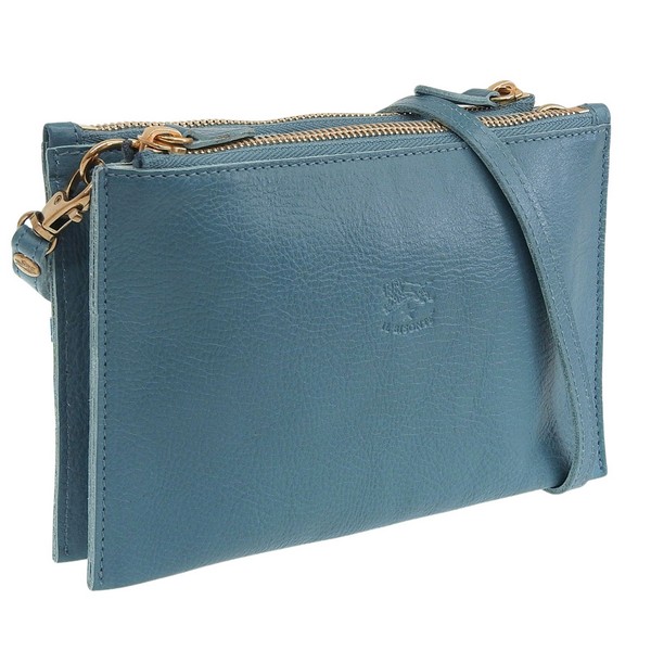 イルビゾンテ バッグ メンズ レディース ショルダーバッグ レザー ブルー BCL022PO0001BL317 IL BISONTE｜marcadimoda