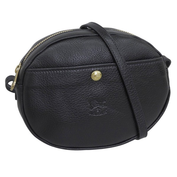 イルビゾンテ バッグ メンズ レディース ショルダーバッグ レザー ブラック BCR242PVX001BK155 IL BISONTE｜marcadimoda 20,016円