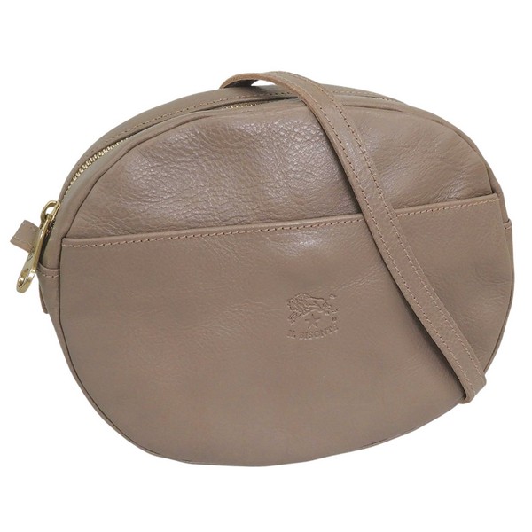 イルビゾンテ バッグ メンズ レディース ショルダーバッグ レザー グレー BCR297PV0001GY114 IL BISONTE｜marcadimoda