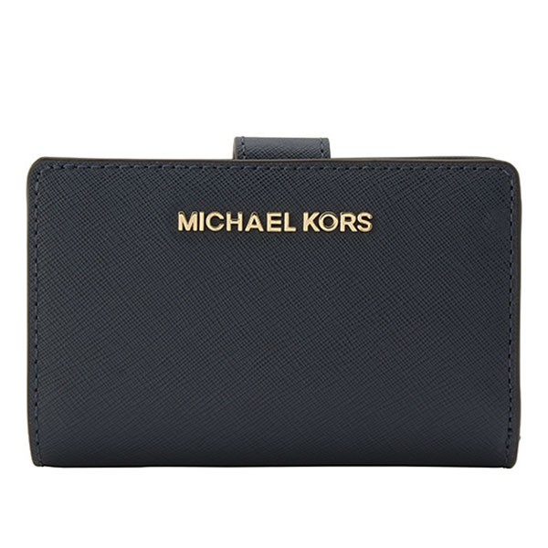 マイケルコース 財布 M. MICHAEL KORS L字ファスナー二つ折財布 折り財布 アウトレット 35f7gtvf2l-navy | 財布 L字ファスナー 小銭入れ カード入れ 多い レディース ブランド 本革