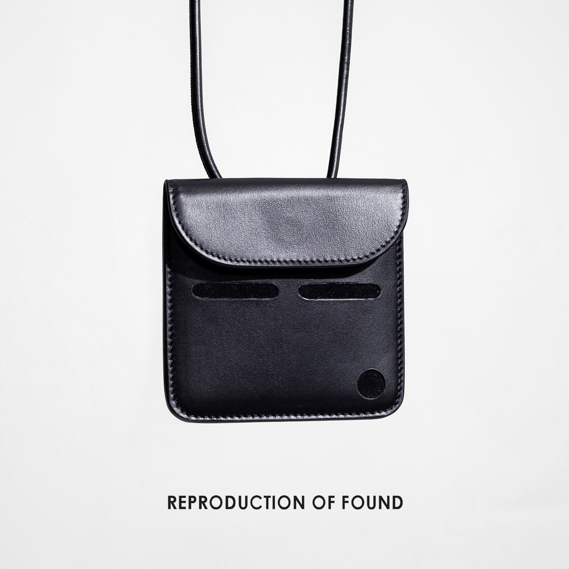 REPRODUCTION OF FOUND リプロダクションオブファウンド イタリアンミリタリー ドッグタグ レザーウォレット 首掛けミニがま口 本革 メンズ財布-財布・ケース