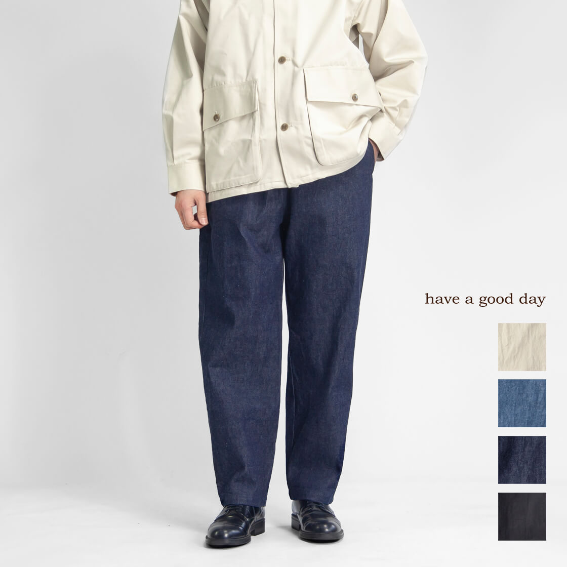 楽天市場】have a good day ハブアグッドデイ ワイドチノパンツ