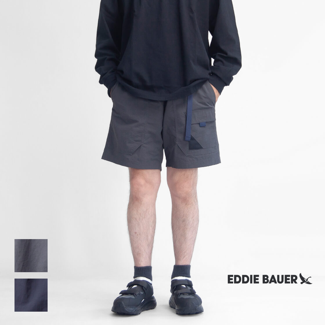 EDDIE BAUER エディーバウアー タスランナイロン 遊撃手ズボン下 FLOATILLA SHORTS フロウティラショーツ メンズ