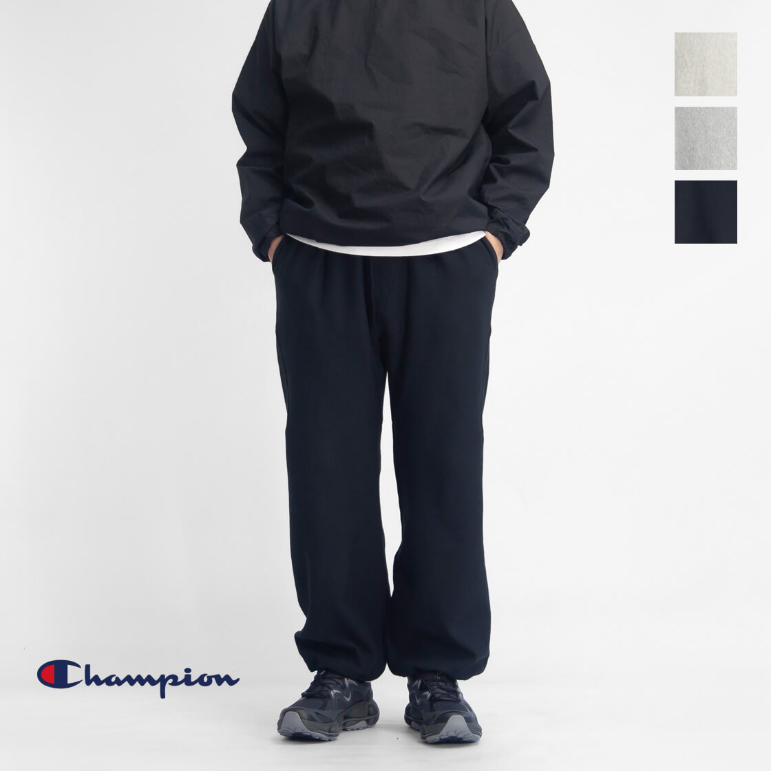 Champion はやりっ児 リバースウィーブ 裏毛 ドローコード スウェットパンツ メンズ